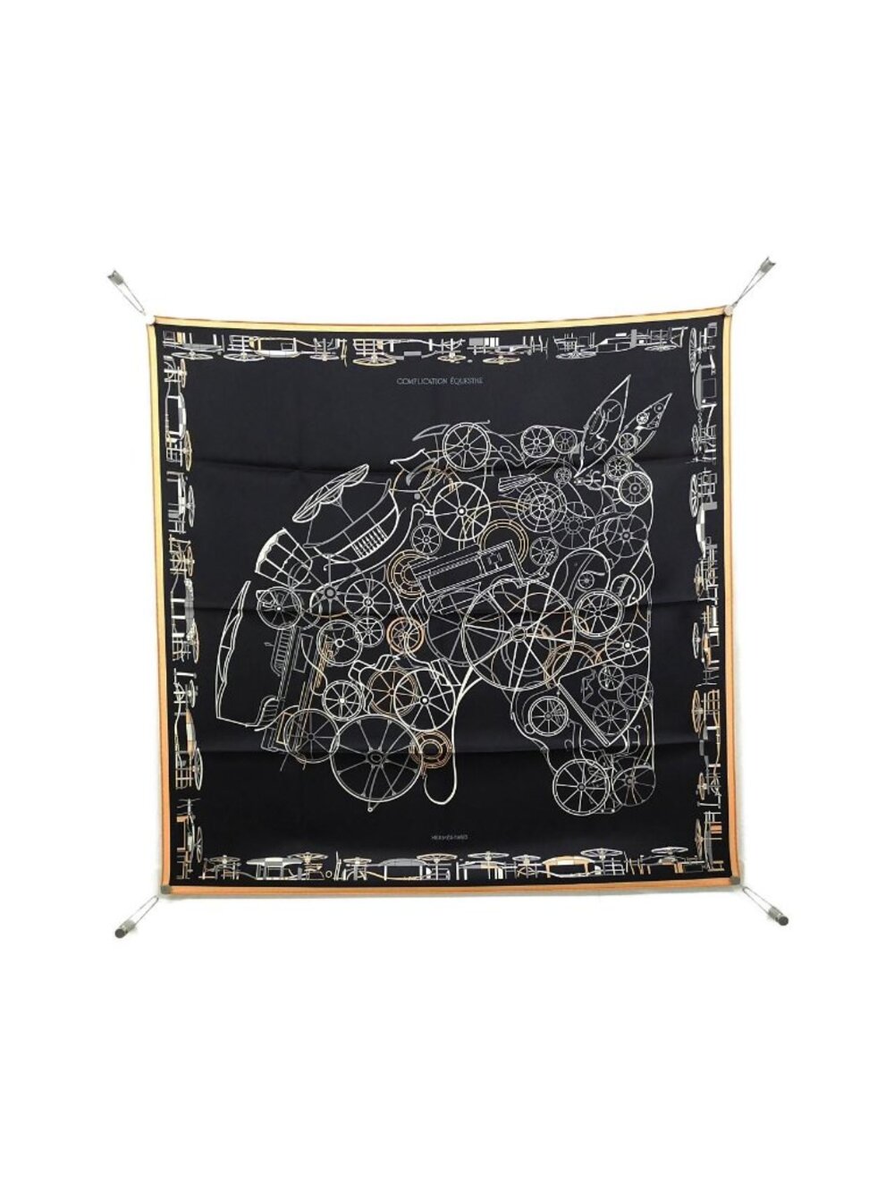 Hermes Complication Equestre Carre Scarf
